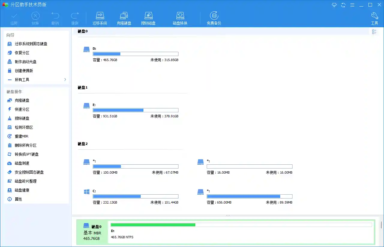 分区助手 AOMEI Partition Assistant v10.9.1