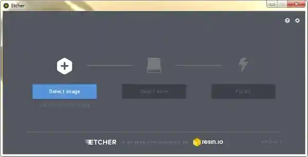 u盘镜像制作工具 Etcher v1.10.6 便携版