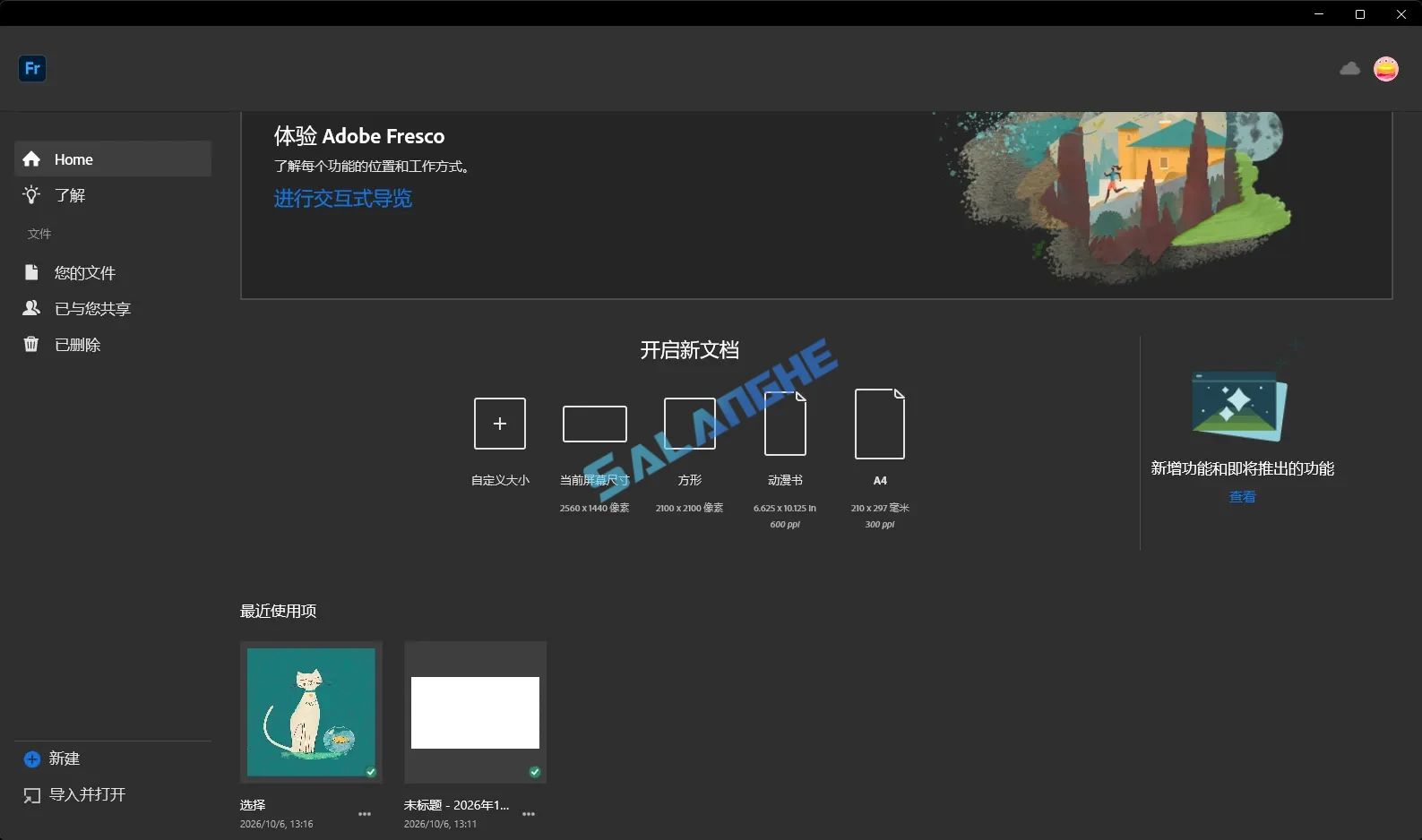 Adobe Fresco (绘图软件) v5.7.1.1466 中文版