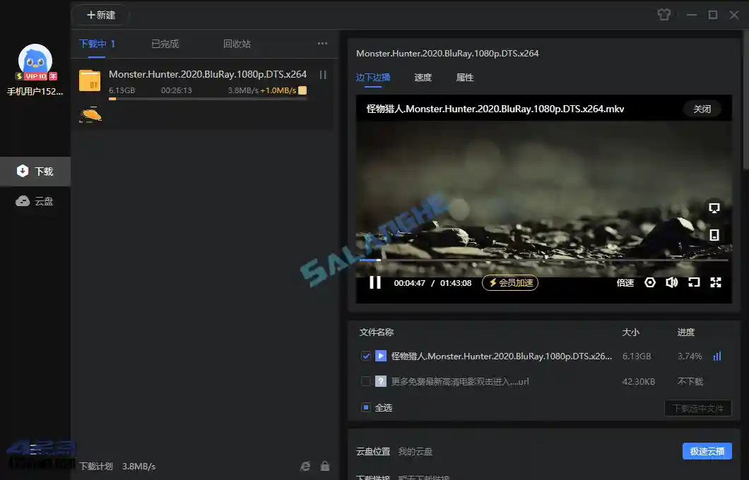 下载工具 迅雷12 v12.4.7.3850 精简绿色版