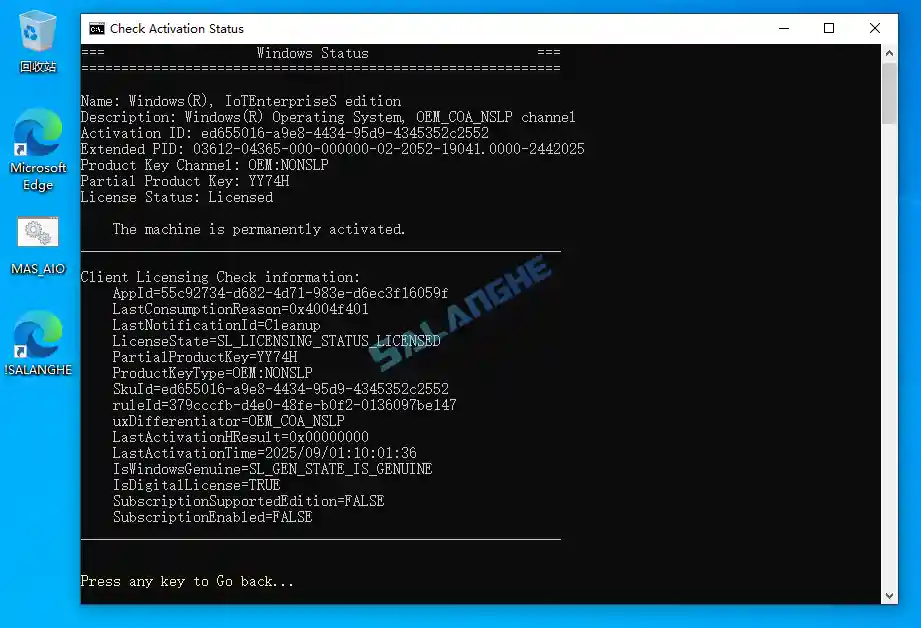 Microsoft Activation Scripts v3.9.0 (MAS)