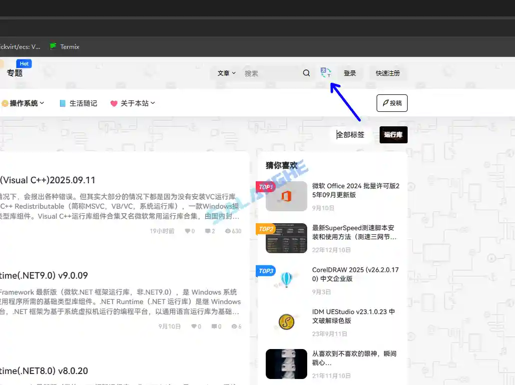 修复B2主题某位大佬分享的多语言翻译插件