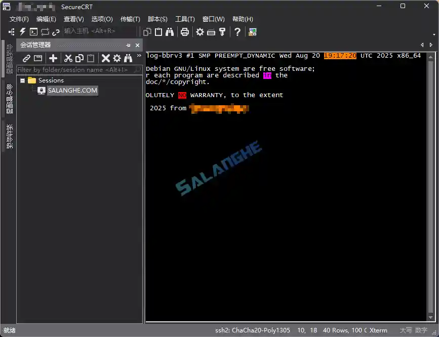 SecureCRT 9.6.4 中文便携绿色版