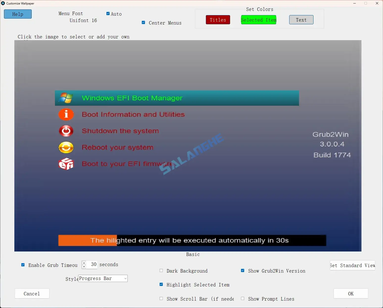 Grub2Win 3.0.0.3 最新版 Windows/Linux双启动管理器