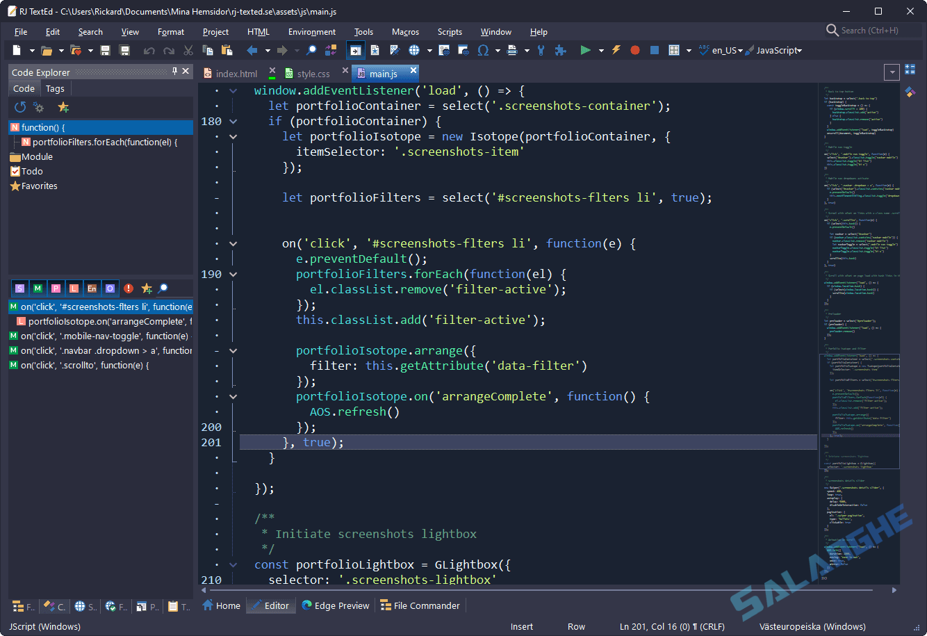 RJ TextEd (全能文本开源编辑器) v16.50.2 多语言便携版