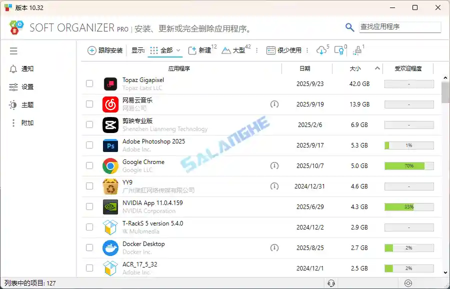 专业软件卸载工具 Soft Organizer v10.32 便携版