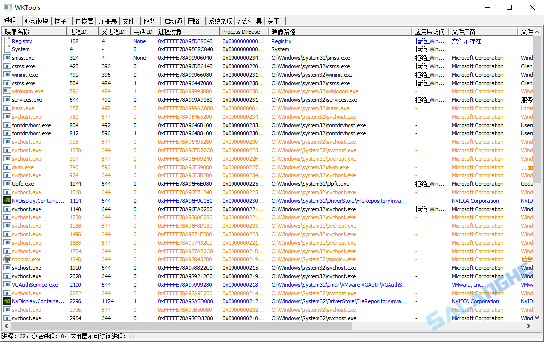 WKTools (Win内核级辅助工具) v1.0.0.21 中文绿色版