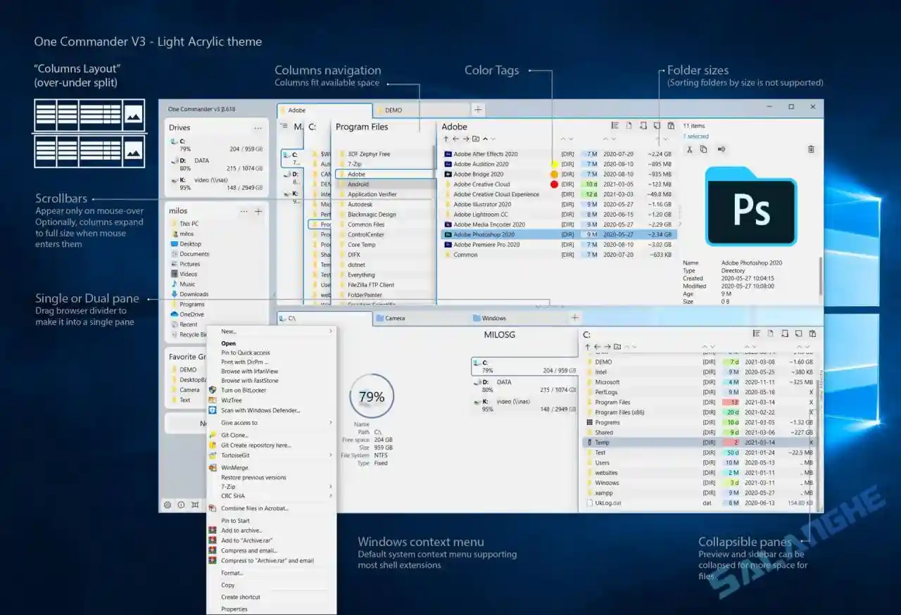 高颜值文件管理器 OneCommander v3.102.0.0