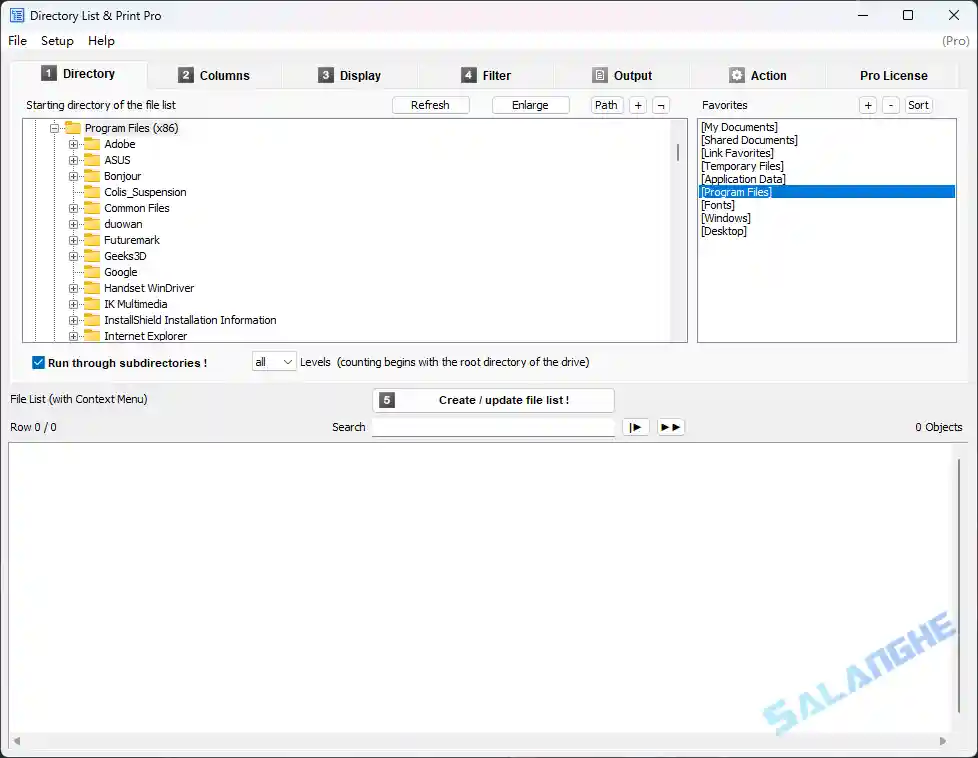 Directory List & Print Pro (文件目录打印工具) v4.36 便携版