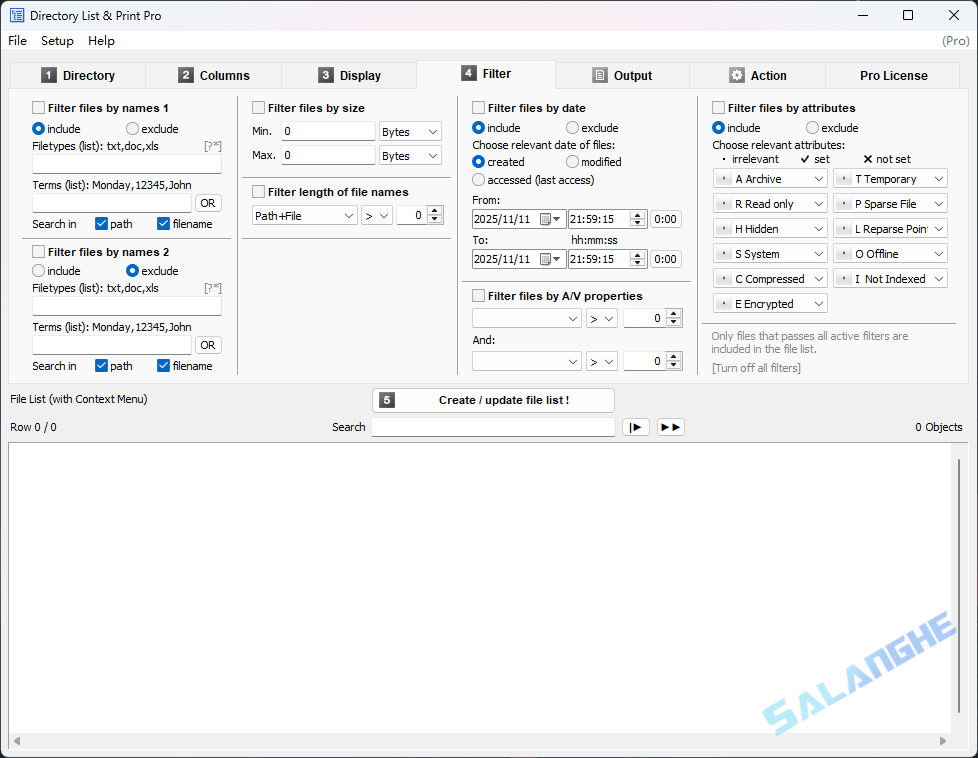 Directory List & Print Pro (文件目录打印工具) v4.36 便携版
