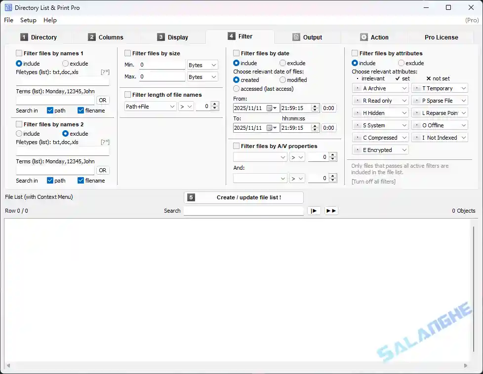 Directory List & Print Pro (文件目录打印工具) v4.36 便携版