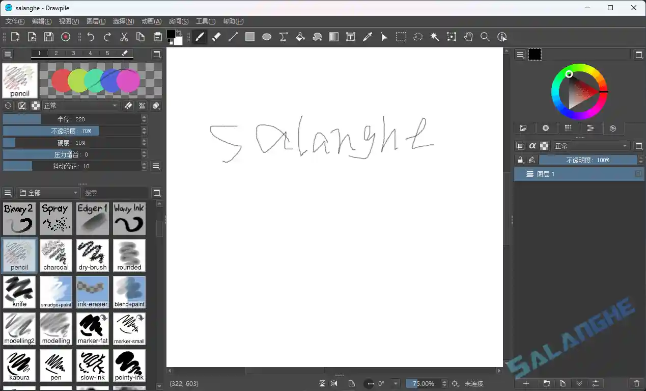 Drawpile (协同绘图工具) v2.3.0 中文绿色版