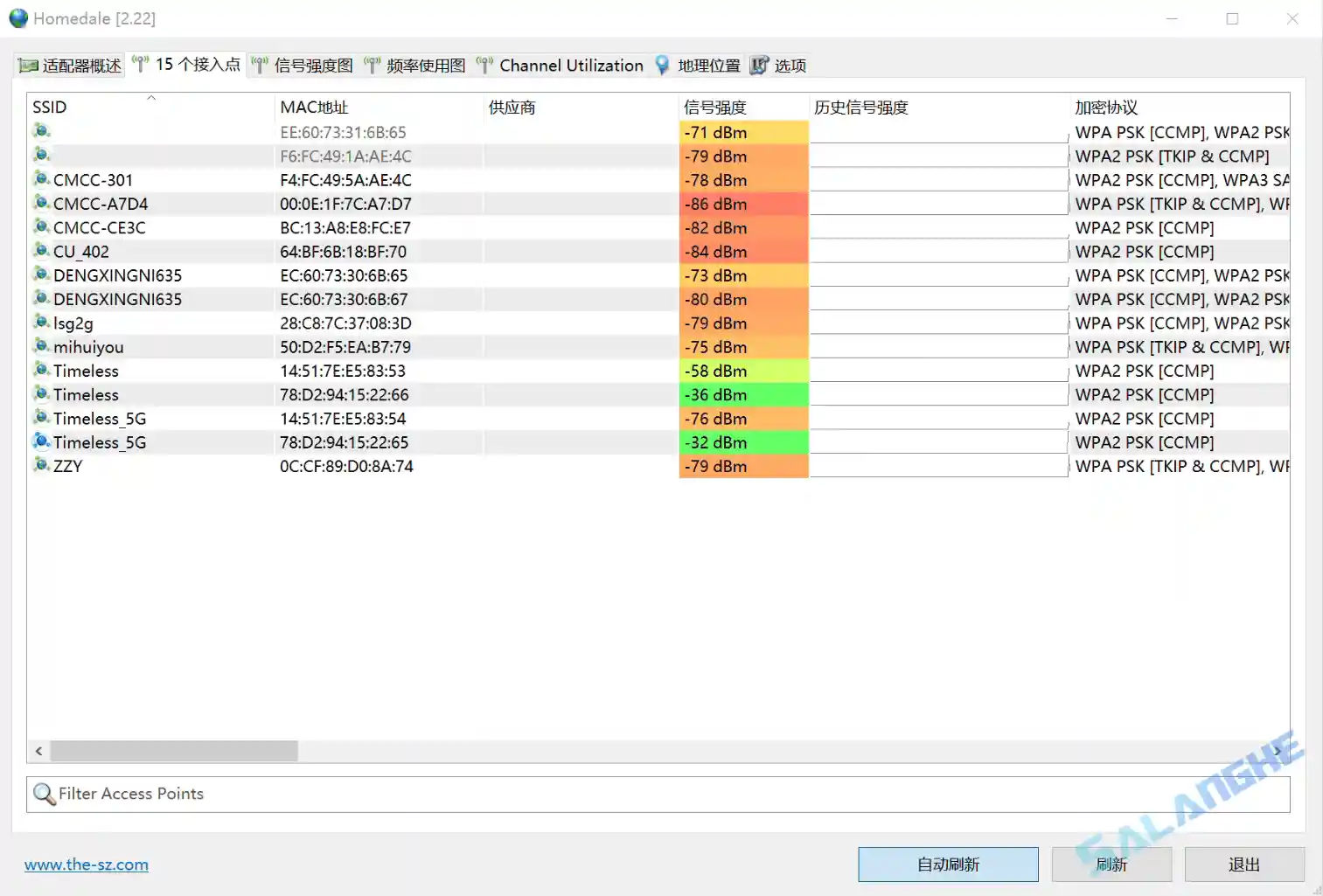 Homedale (WiFi监控工具) v2.22 中文绿色版