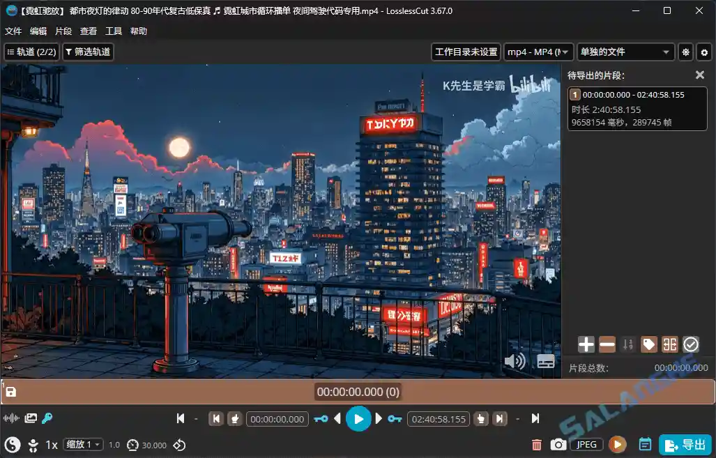 LosslessCut (开源视频无损剪辑工具) v3.67.0 中文绿色版