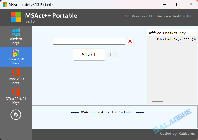MSAct++ (Windows和Office激活工具) v2.10 绿色版