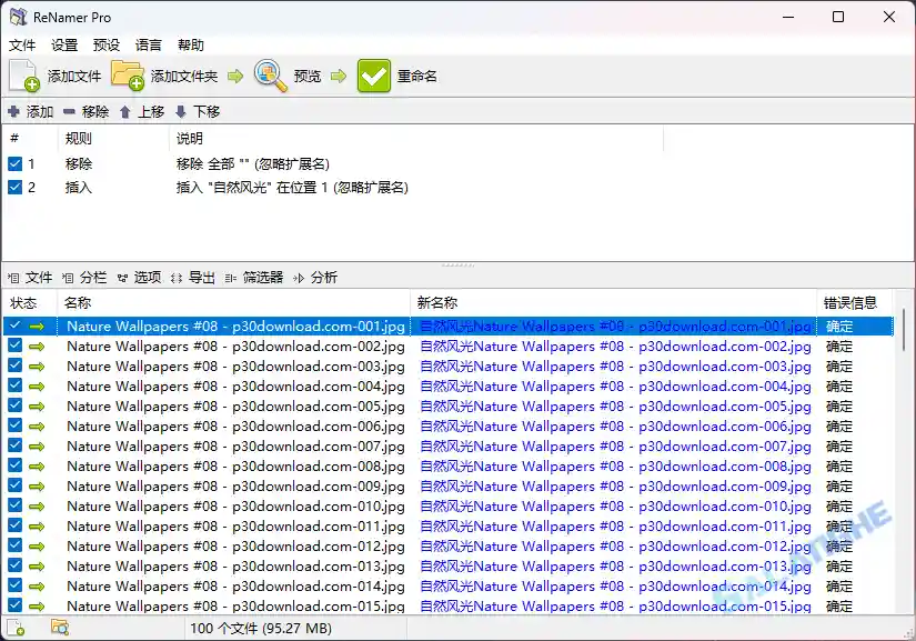 ReNamer Pro (文件重命名工具) v7.8 / 7.8.0.2 Beta 多语便携版