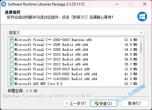 Software Runtime Libraries Package v3.1.25.1112