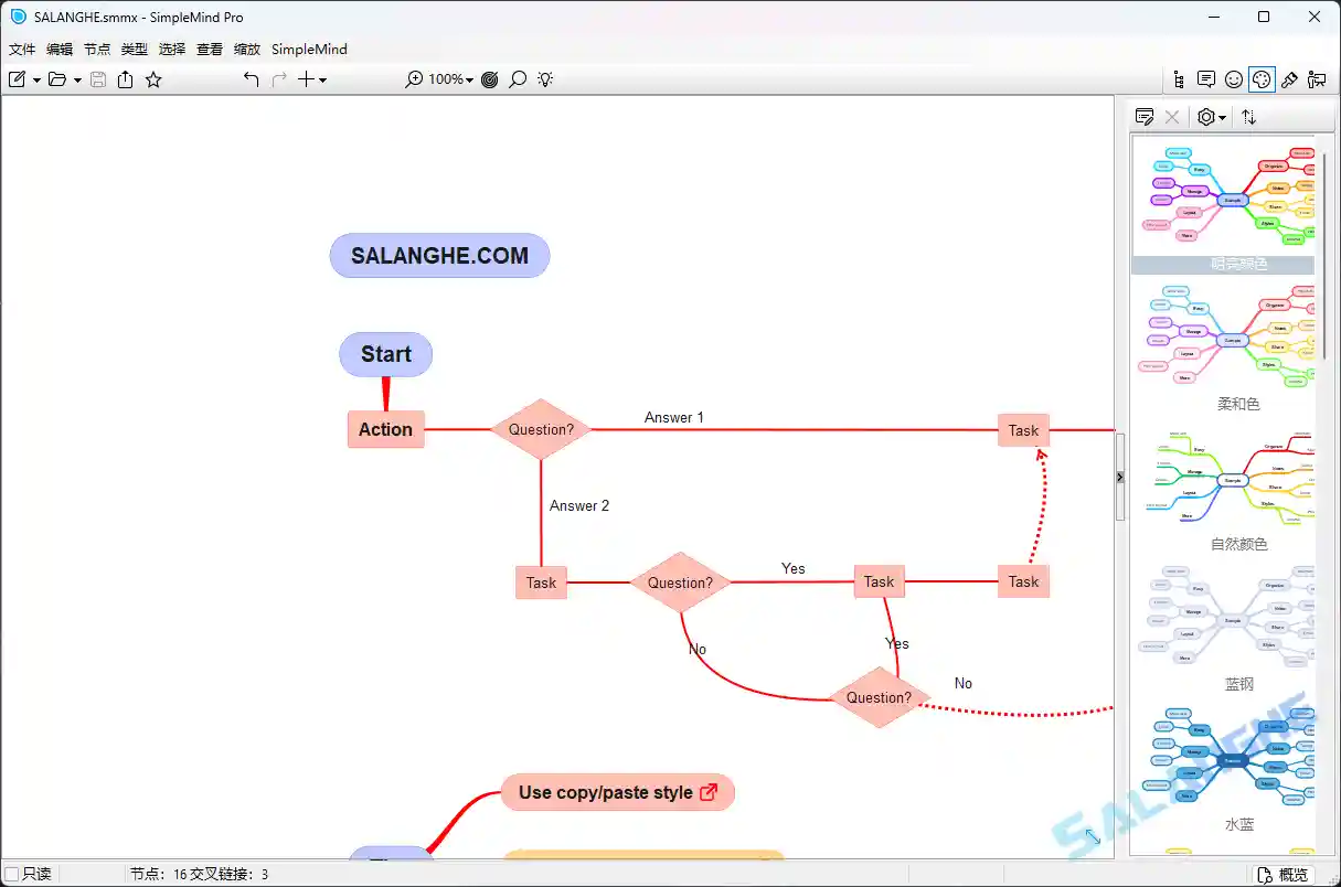 SimpleMind Pro (思维导图软件) v2.8.0.6584 汉化绿色版