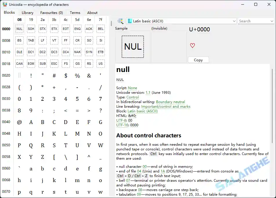 Unicodia (Unicode字符查询) v3.0.2 绿色版