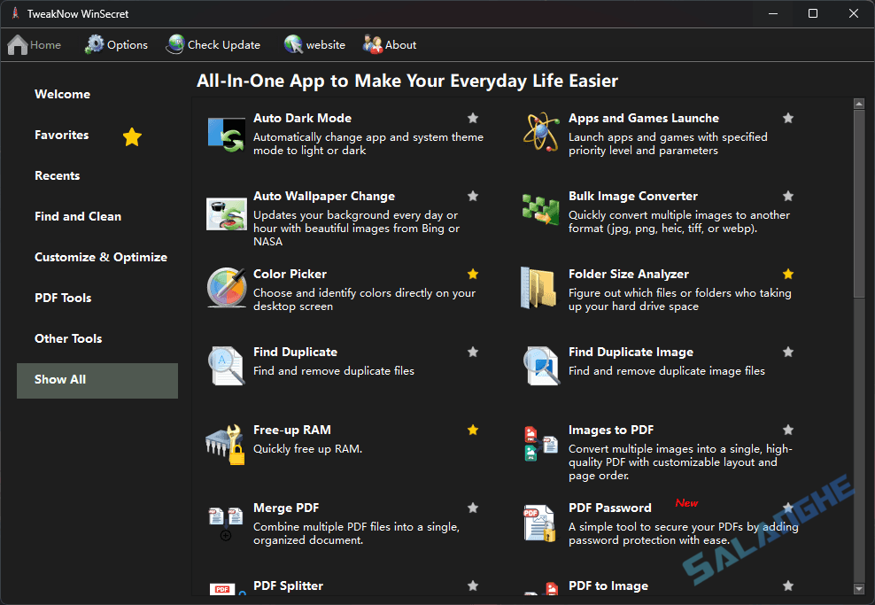 TweakNow WinSecret Plus! (系统优化工具) v7.4.1 便携版