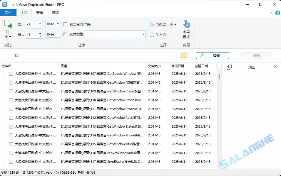 Wise Duplicate Finder Pro (重复文件查找删除) v2.1.9.71 中文绿色版