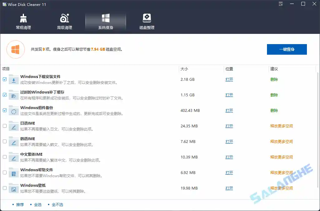 Wise Disk Cleaner (系统清理工具) v11.2.8.848 中文便携版