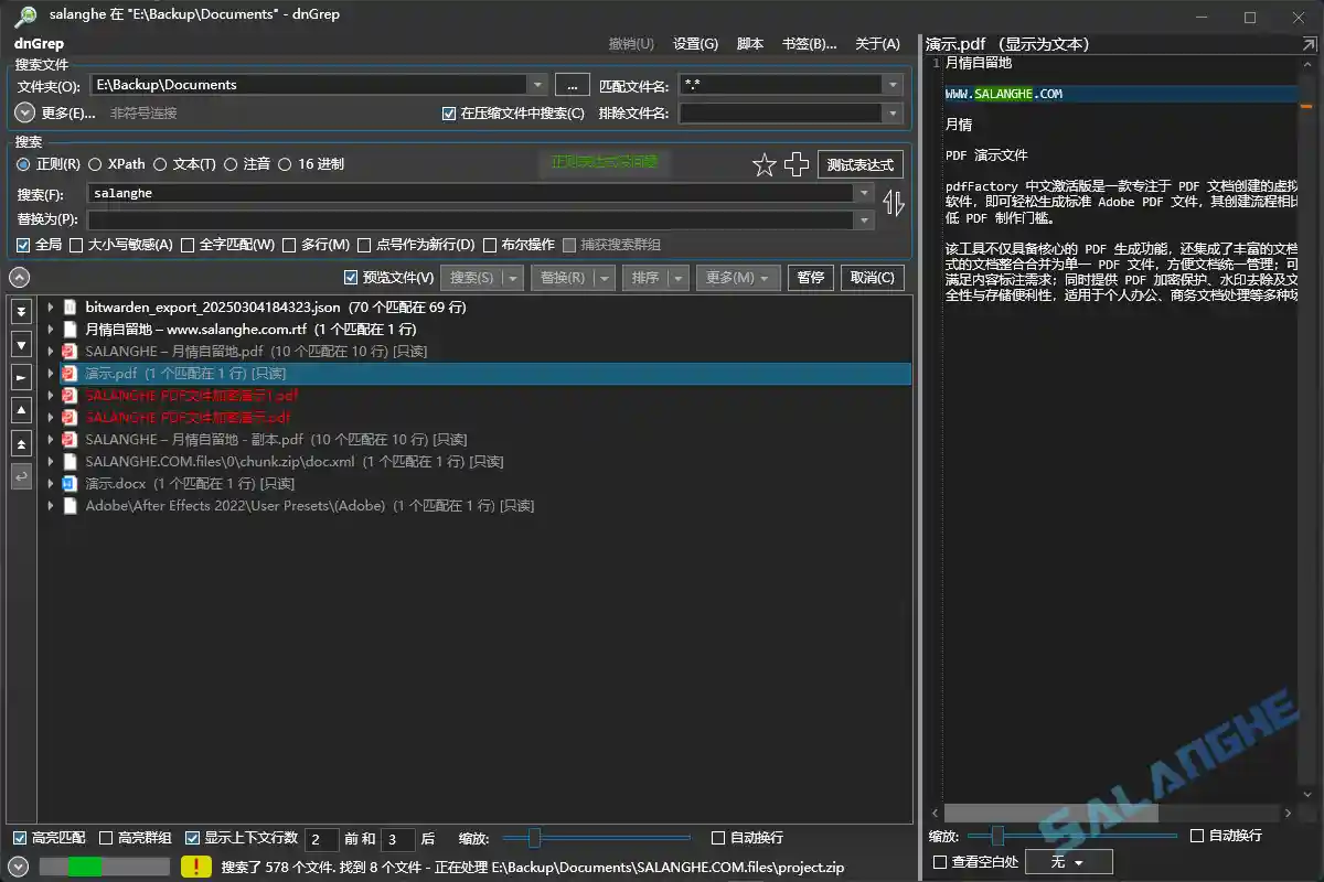 dnGrep (文件搜索软件) v4.6.52.0 中文绿色版