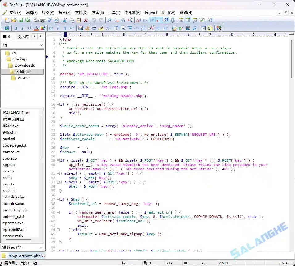 EditPlus (文本编辑器) v6.1.780 中文绿色版